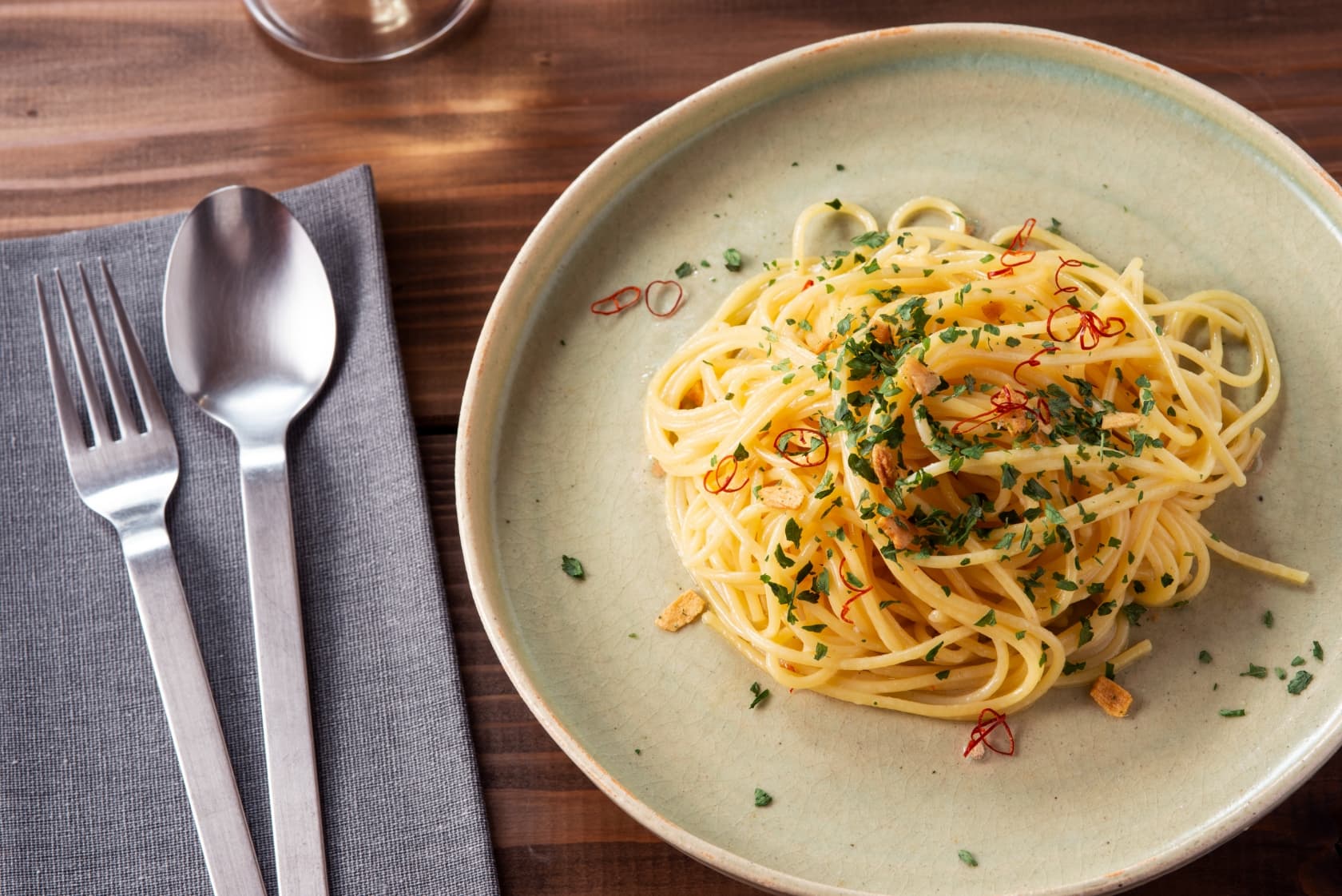 オススメ料理 ぺぺロンチーノ、オリーブオイル料理