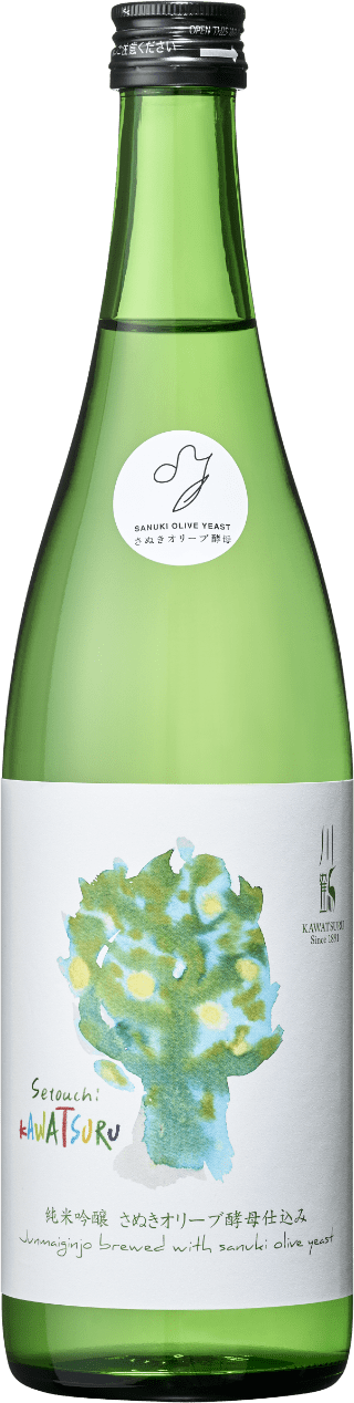 Setouchi KAWATSURU純米吟醸さぬきオリーブ酵母仕込み