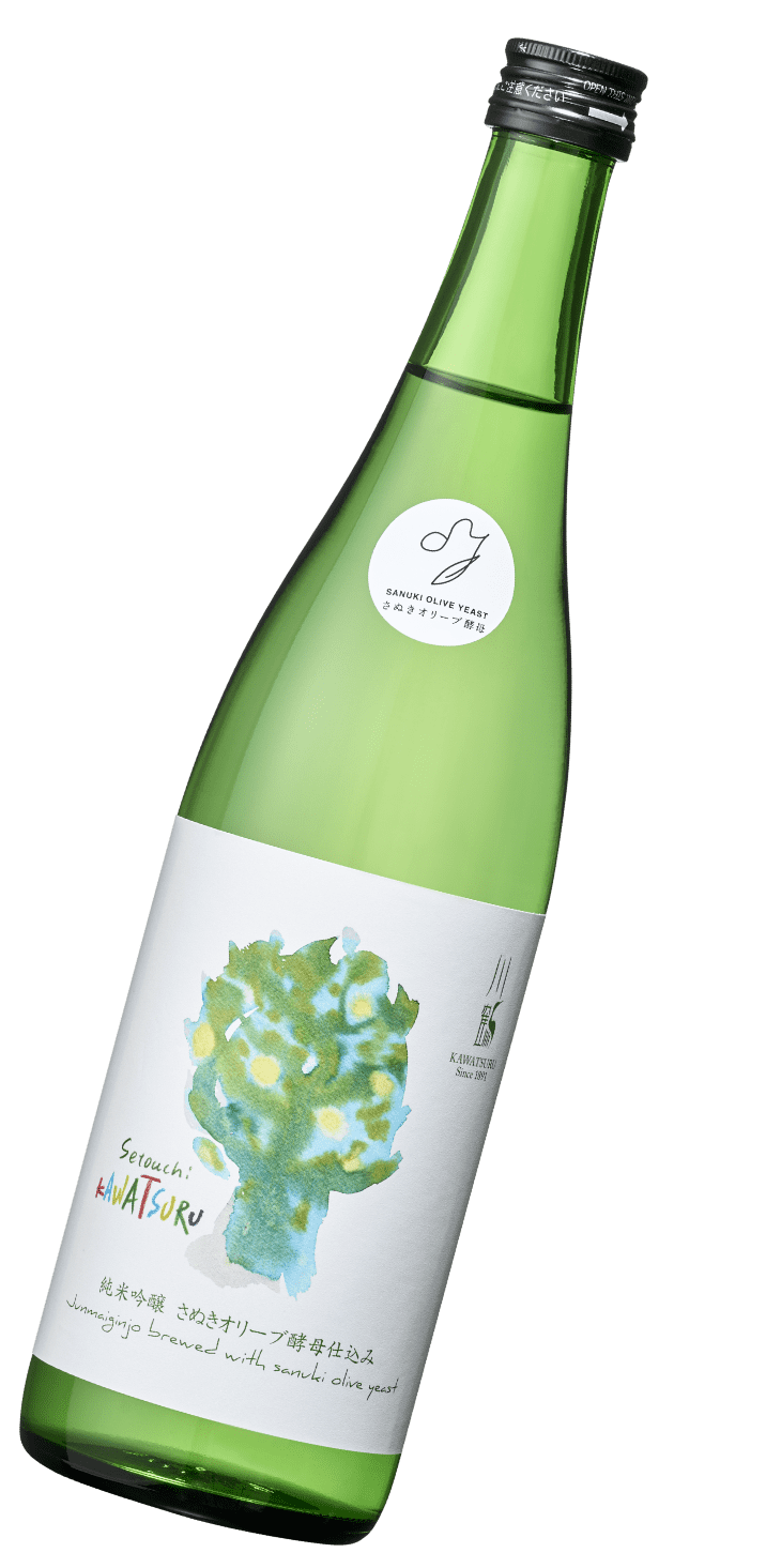 Setouchi KAWATSURU純米吟醸さぬきオリーブ酵母仕込み